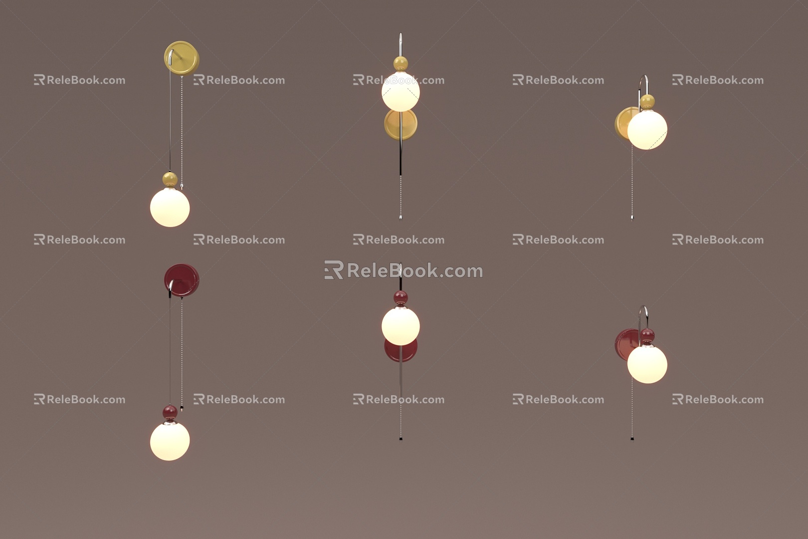 Pearl wall lamp 3d model