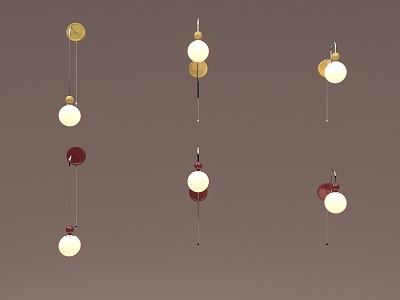 Pearl wall lamp 3d model