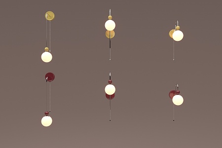 Pearl wall lamp 3d model