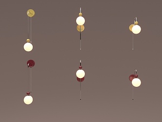 Pearl wall lamp 3d model