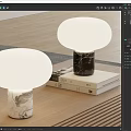 Modern table lamp 3d model