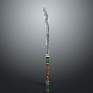 Qinglong Yanyue Knife Dagger Knife Sword Knife Bayonet Knife Magic Dagger Magic Knife 3d model