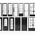 Various Modern Door Designs With Glass Panels Arched Tops And Wooden Frames