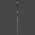 Detailed Ornate Medieval Sword With Wooden Handle And Sharp Metal Blade