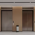 Modern Elevator Hall Elevator 3d model