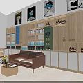 Bright Modern Beauty Salon Interior With Hairdressing Chairs Sofa Mirrors Lighting And Decorative Wall