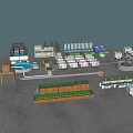 Integrated Agricultural Facility With Modular Planting Zones And Processing Units