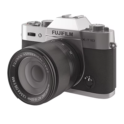 modern camera slr camera 3d model