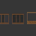 Wooden Office Desks with Various Designs Glass or Wooden Tops and Shelves or Drawers