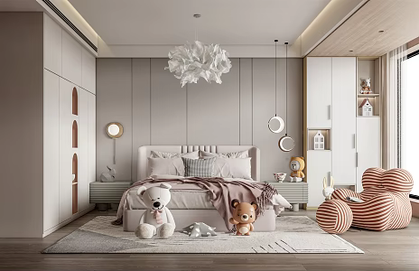 Modern Children's Room 3d model