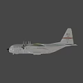 US Air Force Passenger Aircraft With Four Propellers And Military Markings