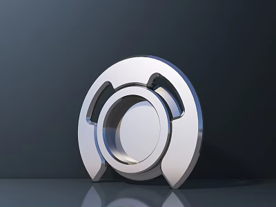 High Quality Circular Metal Hardware Components With Smooth Metallic Surface And Durable Design 3d model
