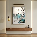 New Chinese Decorative Painting 3d model