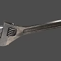 Professional Adjustable Hardware Wrench Tool Jackmann Ged 300 Durable Chrome Steel Design 3d model