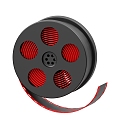 Modern Film Tape Film Equipment 3d model