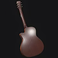 High Quality Acoustic Guitar With Natural Wooden Body And Six Steel Strings Classic Design