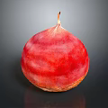 Fresh Organic Red Beetroot Vegetable Close Up With Shiny Surface On Dark Background