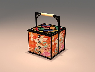 New Chinese Gift Box 3d model