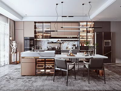 Modern Restaurant 3d model