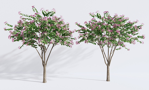 Modern Flower Tree Landscape Tree 3d model