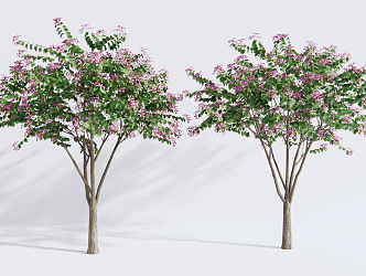 Modern Flower Tree Landscape Tree 3d model