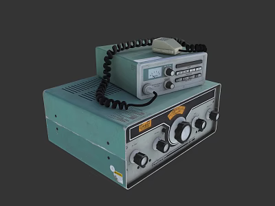 Industrial LOFT Radio Vintage Radio Kit 3d model