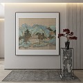 New Chinese Decorative Painting 3d model