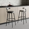Bar Chair Bar Stool High Stool 3d model