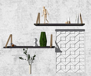 Modern Wall Shelf Wall Shelf 3d model