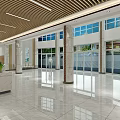 Modern Large Tooling Lobby 3d model