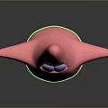 Patrick Spongebob Starfish Mollusks 3d model