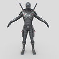 Science Fiction Ninja Science Fiction Warrior Future Warrior Science Fiction Man Ninja Low Face Number Low Model Simple Model Game Sub-era Movie and TV Level Super Realistic High Precision 3d model