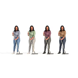 Figure Farm Figure Worker 3d model