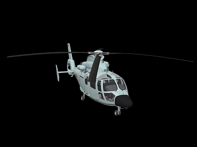 helicopter 3d model