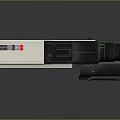 VCR Vintage VCR Power Amplifier Power Amplifier DVD Player Antique DVD Player 3d model