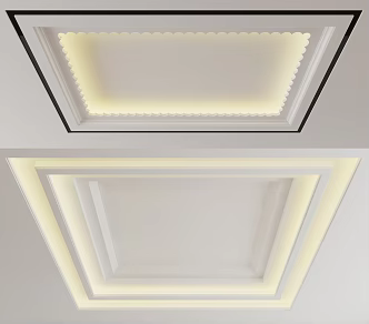 Modern Ceiling 3d model