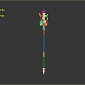 Scepter Ancient Scepter Cane Ancient Scepter Magic Scepter Metal Scepter Classical Scepter Magic Scepter 3d model