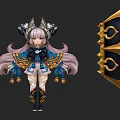Multiple Game and Movie Characters With Elaborate Costumes Unique Accessories and Props