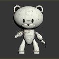 INDUSTRIAL LOFT ROBOT BEAR ROBOT MACHINE BEAR MECHANICAL BEAR SCI-FI BEAR 3d model