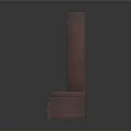 Vintage Wooden Bookcase With Multiple Compartments Filled With Books Photos And Decor