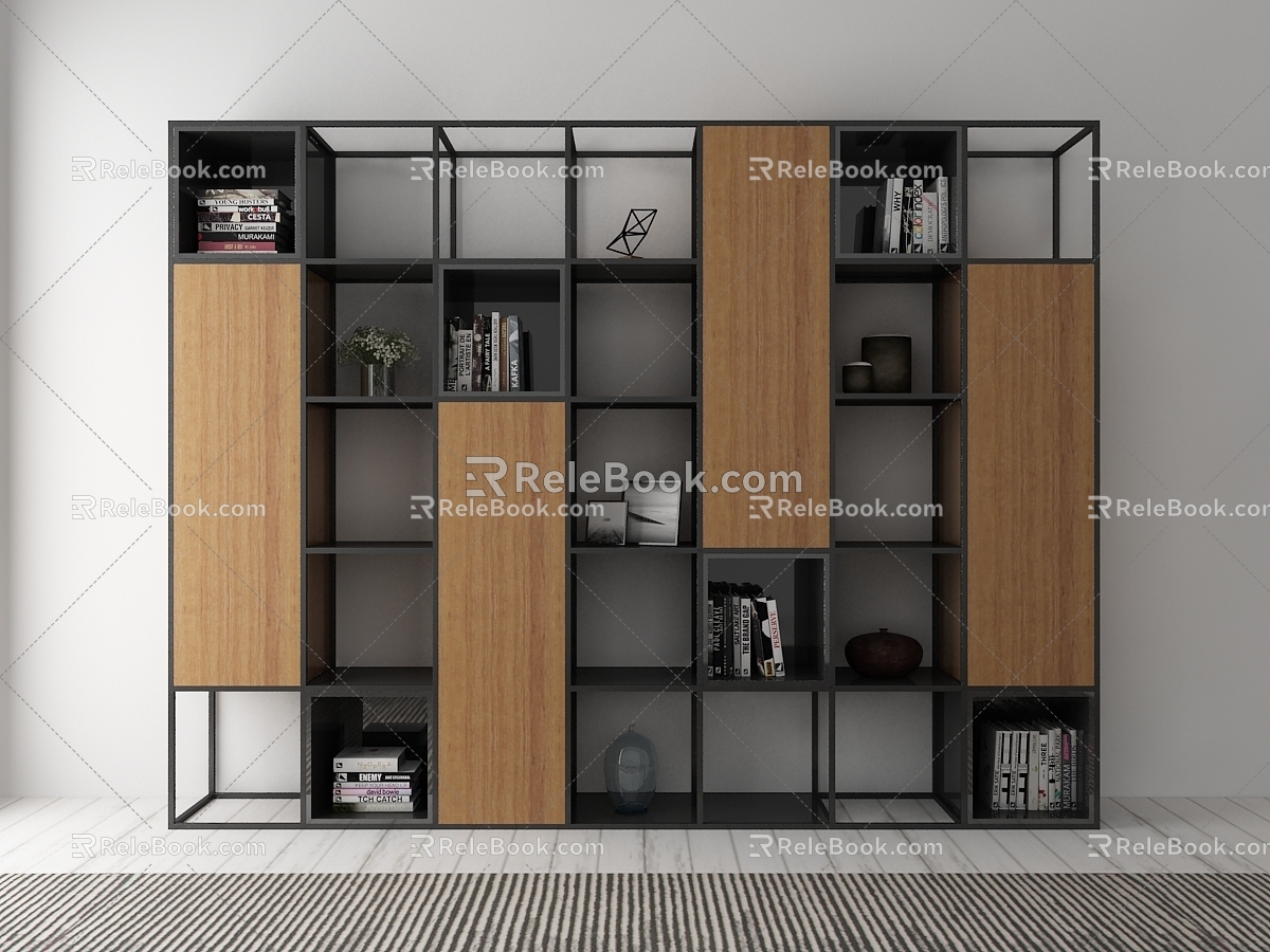 New Chinese Decorative Cabinet 3d model