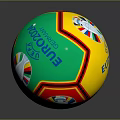 Official UEFA EURO2024 Germany Soccer Ball With Multicolored Design And Tournament Logo