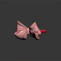 Decorative Ornament Set With Pink Bow Hairband Stylish Design For Decorative
