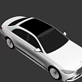 Mercedes Benz Luxury Silver Sedan With Sleek Design Chrome Accents And Alloy Wheels
