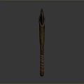 prehistoric tool prehistoric weapon ancient weapon stone axe stone age primitive tool primitive weapon bow and arrow 3d model