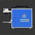 LASERGIC Blue Computer Controlled Laser Engraving Machine With Portable Design And Digital Functionality