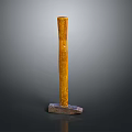 Durable Metal Head Hammer With Polished Wooden Handle For DIY Projects And Repairs