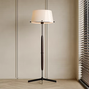 Middle style floor lamp 3d model