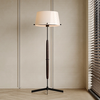 Middle style floor lamp 3d model