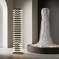 Modern floor lamp floor lamp combination 3d model